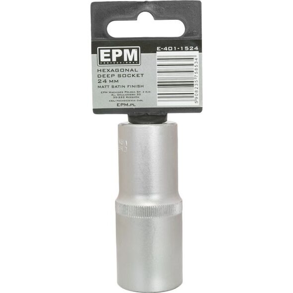 EPM NASADKA DŁUGA 1/2&#039|&#039|&#039|&#039| 6-KĄTNA SATIN 19MM