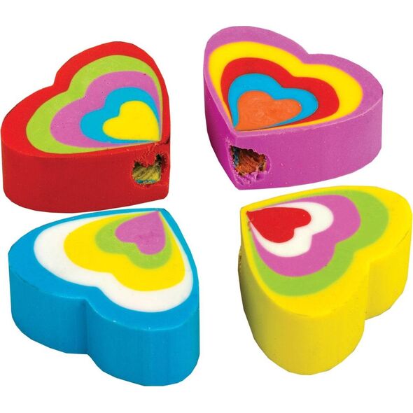 Panta Plast Gumka do ścierania Serce mix 88029