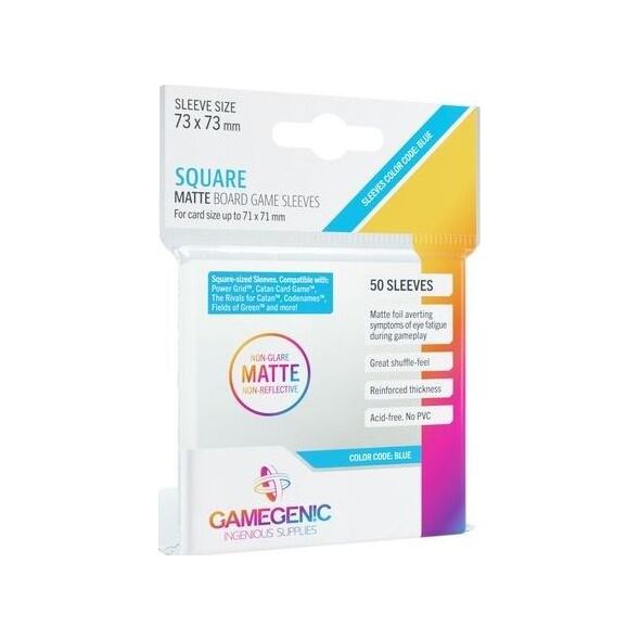 Rebel Gamegenic: Matte Square-Sized Sleeves 73x73mm