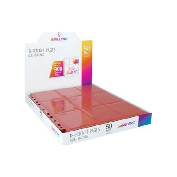 Rebel Gamegenic:18-Pocket Pages Sideloading-Red(50szt)
