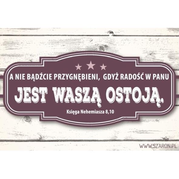 Szaron Magnes na lodówkę - A nie bądźcie przygnębieni