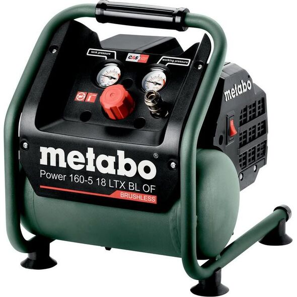 Sprężarka Metabo METABO SPRĘŻARKA BEZOLEJOWA WALIZKOWA POWER 160-5 18 LTX BL OF CARCASS MET601521850