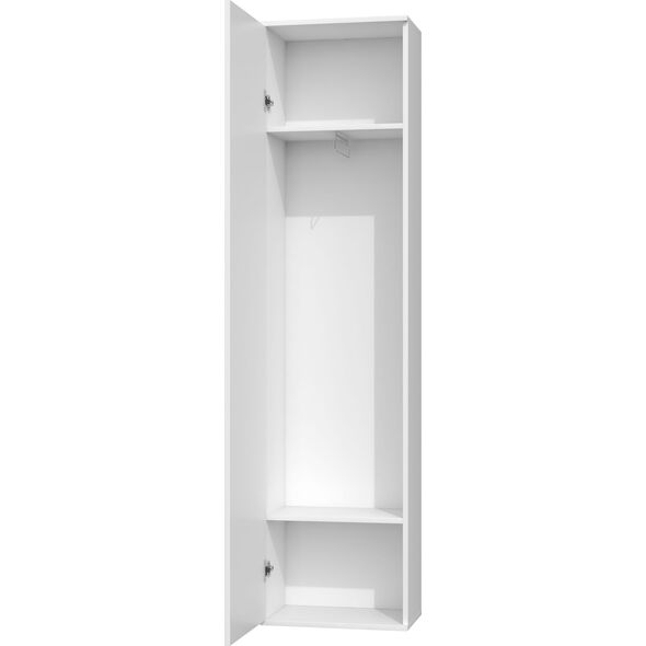 Topeshop SZAFA DUO LUSTRO WIESZAK PRZEDPOKÓJ BIEL MAT (DUO SZAFKA BIEL)