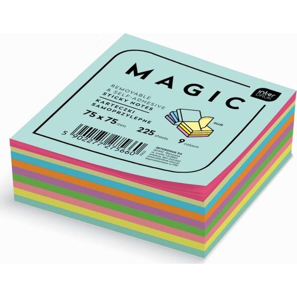 Interdruk Karteczki samoprzylepne Magic Cube 75x75mm 225K