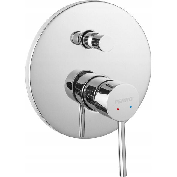Bateria prysznicowa Ferro FIESTA bateria podtynkowa, 2-funkcyjna, chrom