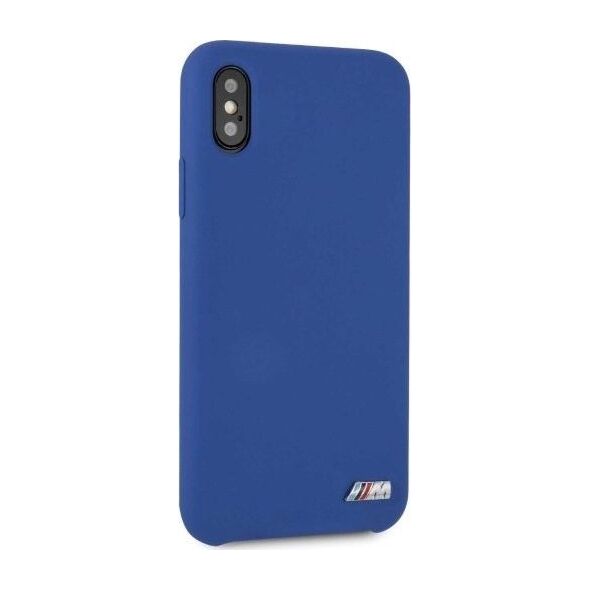 BMW Etui hardcase BMW BMHCPXMSILNA iPhone X /Xs niebieski/navy Silicone M Collection