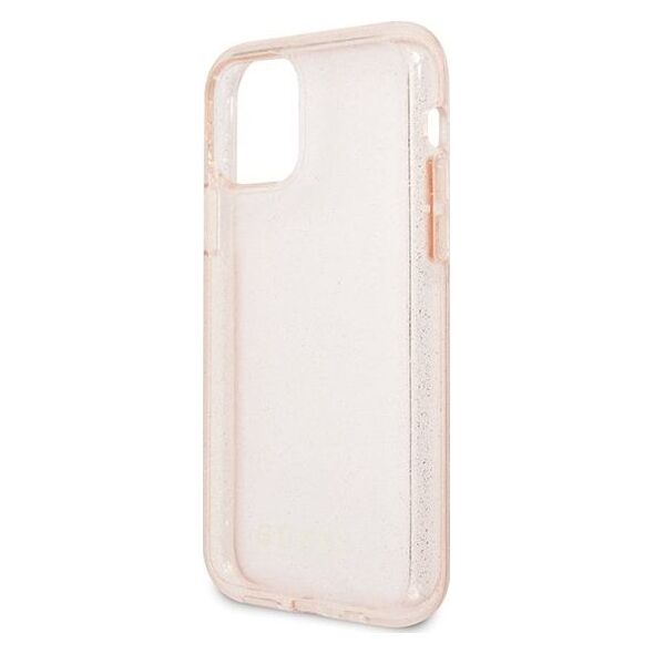 Guess Guess GUHCN65PCGLPI iPhone 11 Pro Max różowy/pink hard case Glitter