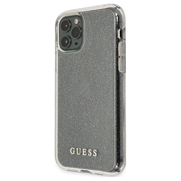 Guess Guess GUHCN58PCGLSI iPhone 11 Pro srebrny/silver hard case Glitter