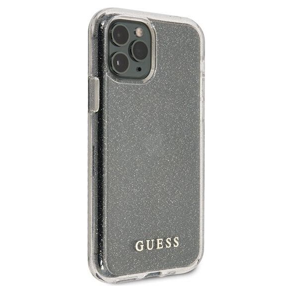 Guess Guess GUHCN58PCGLSI iPhone 11 Pro srebrny/silver hard case Glitter