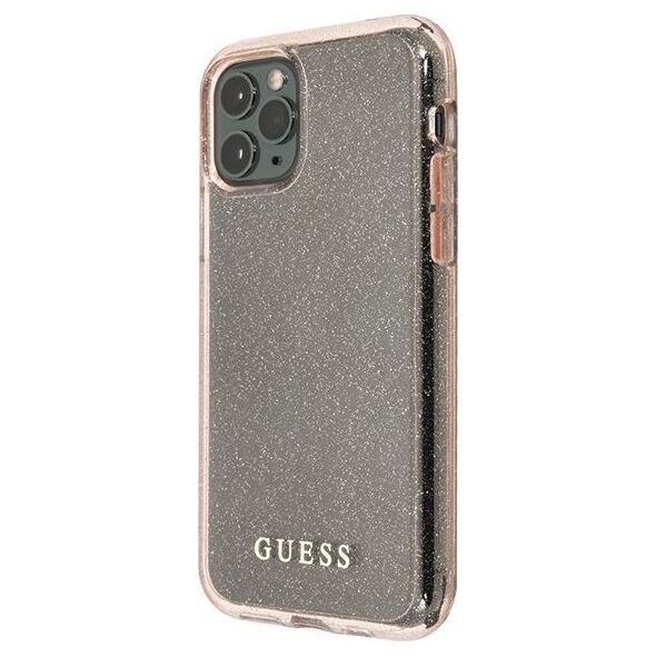 Guess Guess GUHCN58PCGLPI iPhone 11 Pro różowy/pink hard case Glitter