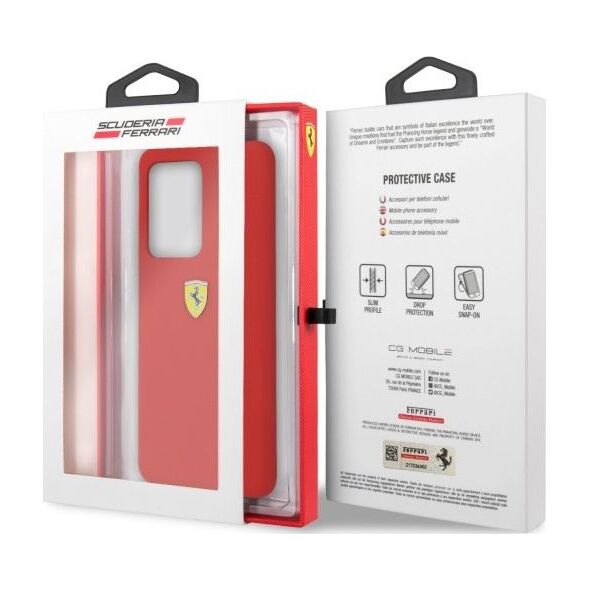Ferrari Ferrari Hardcase FESSIHCS69RE S20 Ultra G988 czerwony/red Silicone