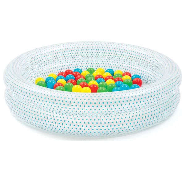 Bestway Basen dmuchany 91cm + piłeczki