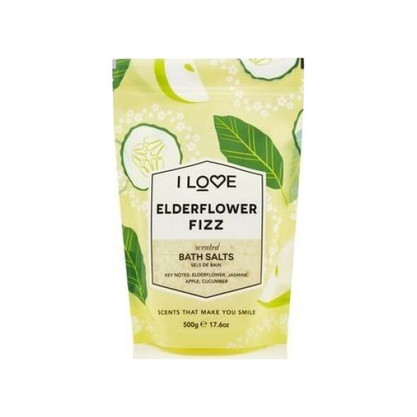 I love Sól do kąpieli Elderflower Fizz 500g