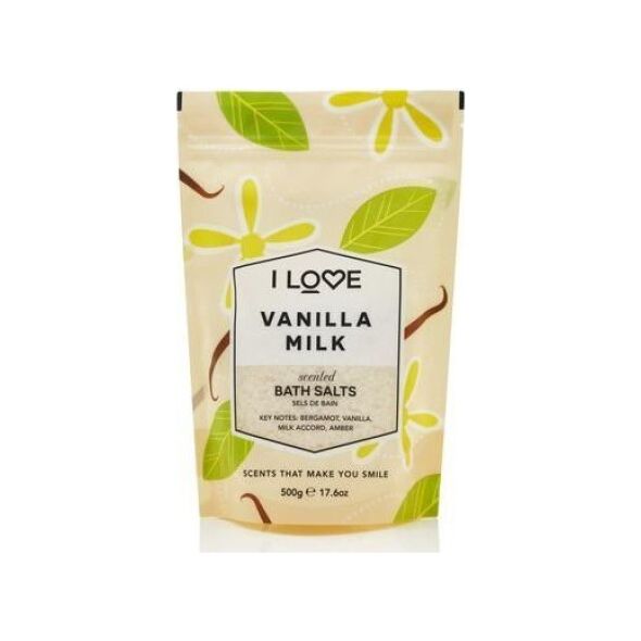 I love Sól do kąpieli Vanilla Milk 500g