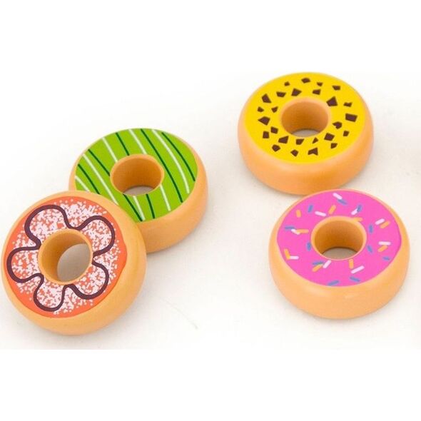 New Classic Toys Viga Toys - Drewniane pączki (6 szt.) uniwersalny