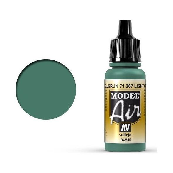 Vallejo Vallejo Model Air Light Green RLM25 71.267 uniwersalny
