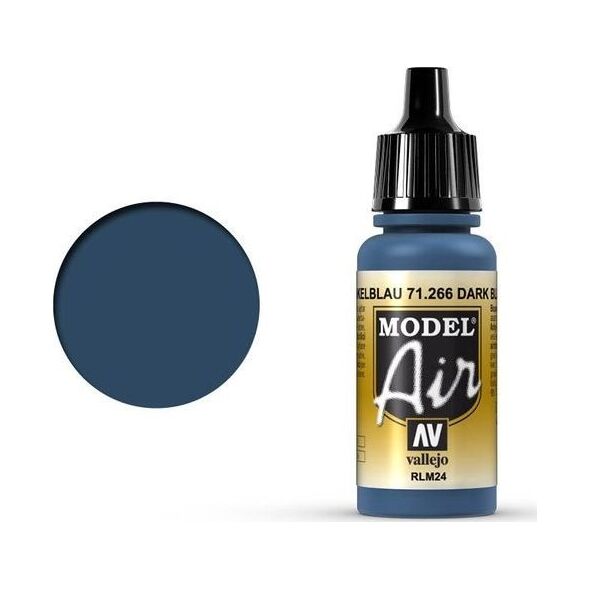 Vallejo Vallejo Model Air Dark Blue RLM24 71.266 uniwersalny