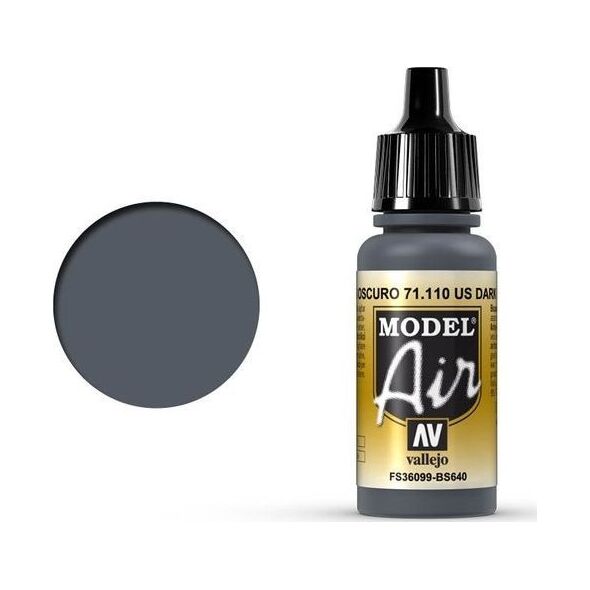Vallejo Vallejo Model Air Dark Grey 71.110 uniwersalny