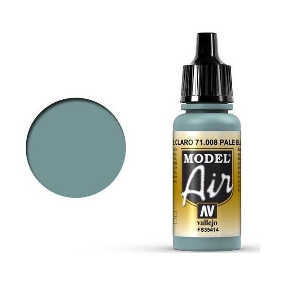 Vallejo Vallejo Model Air Pale Blue 71.008 uniwersalny