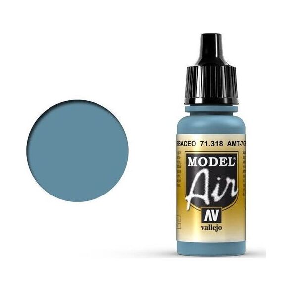 Vallejo Vallejo Model Air AMT-7 Greyish Blue 71.318 uniwersalny