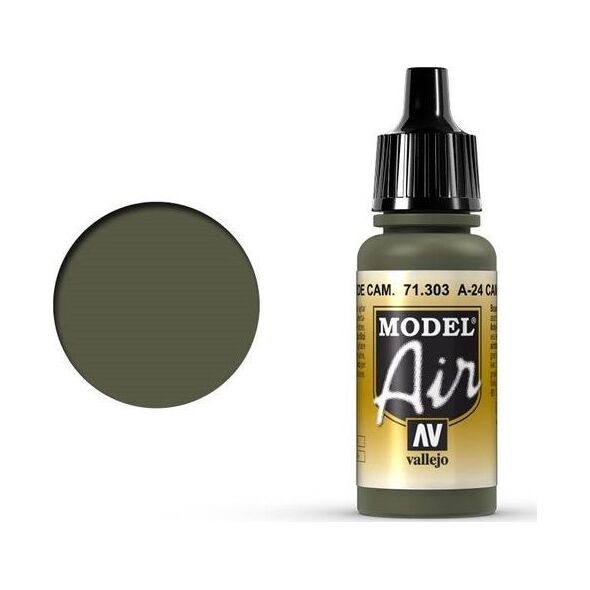 Vallejo Vallejo Model Air A-24M Camouflage Green 71.303 uniwersalny