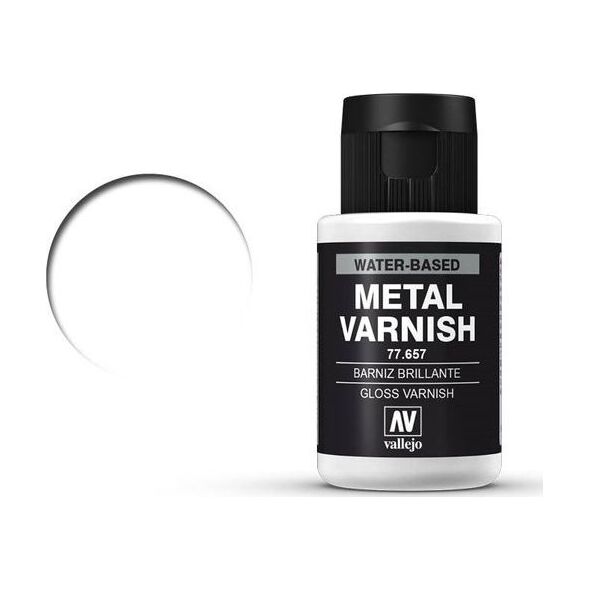 Vallejo Metal Color 77657 Gloss Metal Varnish Vallejo uniwersalny