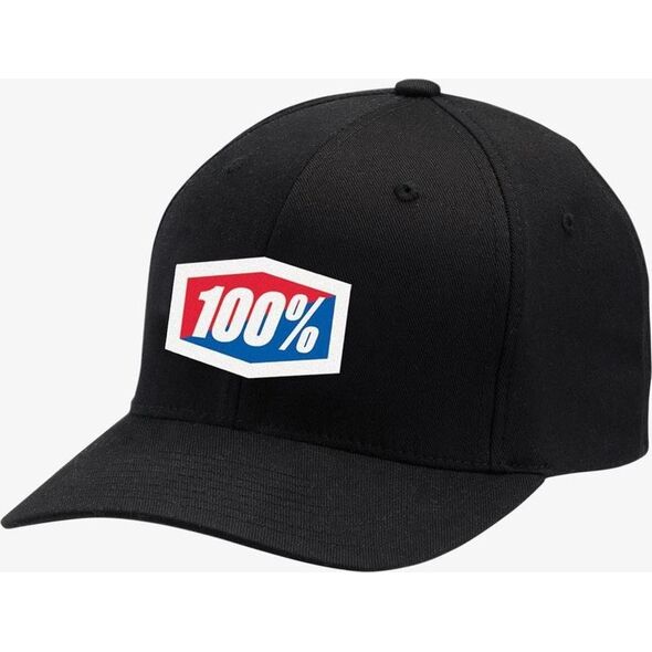 100% Czapka z daszkiem X-Fit flexfit czarna roz. L/XL