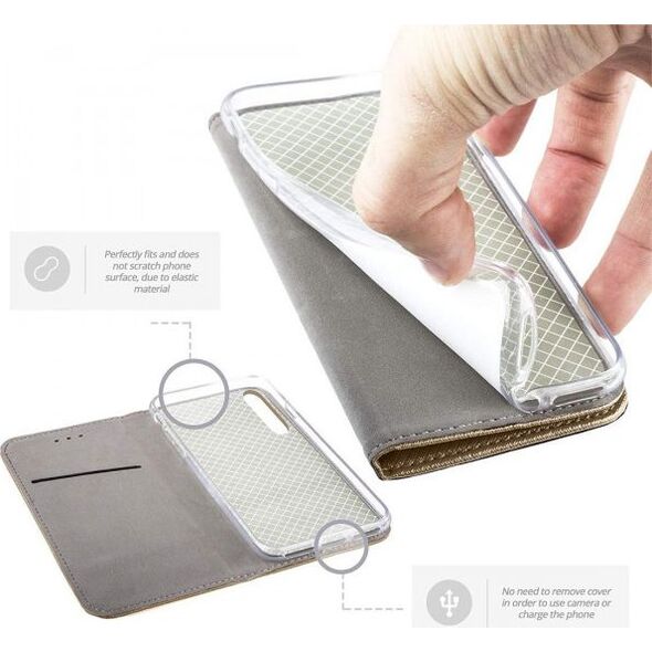 CASE ETUI MAGNET BOOK SAMSUNG GALAXY A81 / NOTE 10 LITE ZŁOTY