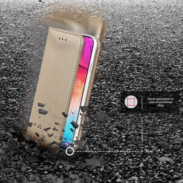CASE ETUI MAGNET BOOK SAMSUNG GALAXY A81 / NOTE 10 LITE ZŁOTY