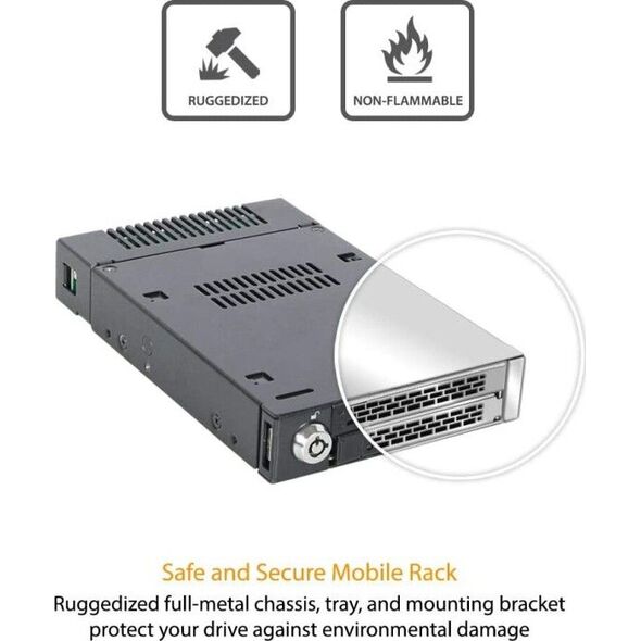 Kieszeń Icy Dock M.2 NVMe SSD - miniSAS ToughArmor (MB833M2K-B