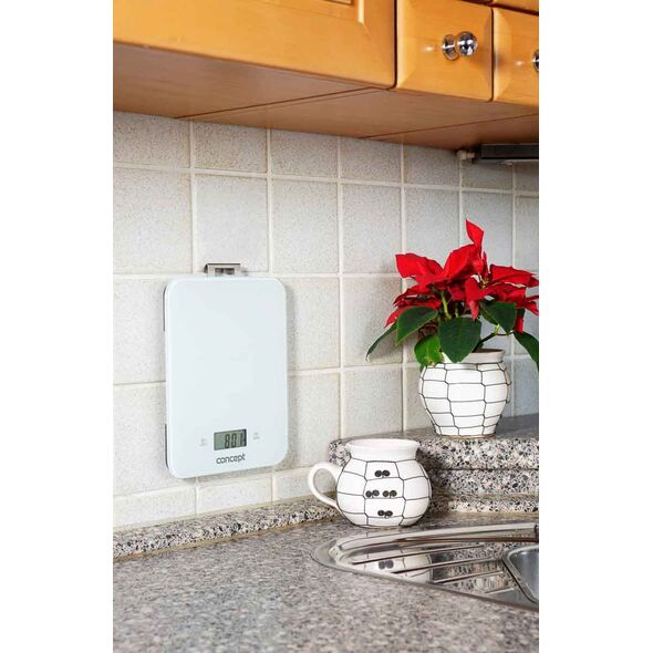 Waga kuchenna Concept VK5711 Waga kuchenna cyfrowa  15 kg WHITE (8595631003589) - 24292