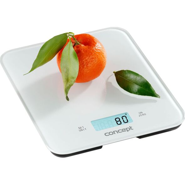 Waga kuchenna Concept VK5711 Waga kuchenna cyfrowa  15 kg WHITE (8595631003589) - 24292
