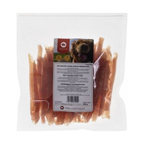 Maced Paski z piersi kurczaka miękkie 500g
