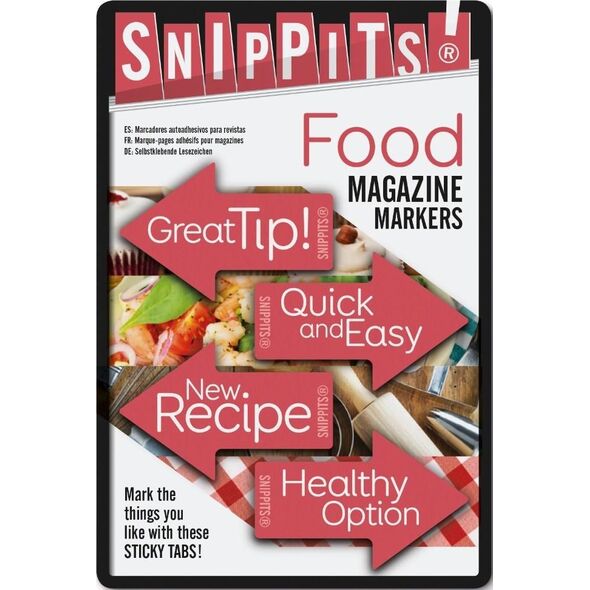 IF Snippits! Food znaczniki jedzenie samoprzylepne