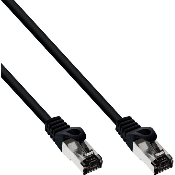 InLine INLINE Patchkabel Cat.8.1 S/FTP PiMf 2000MHz halogenfrei Kupfer schwarz 3m