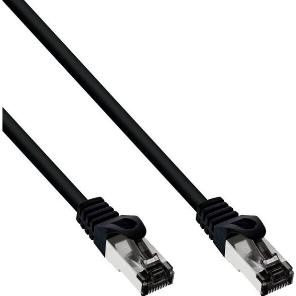 InLine INLINE Patchkabel Cat.8.1 S/FTP PiMf 2000MHz halogenfrei Kupfer schwarz 7,5m