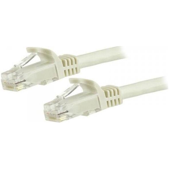 StarTech STARTECH.COM 7,5m CAT6 Kabel - weisses CAT6-Patchkabel - Snagless-RJ45 - 24 AWG Kupferdraht - LAN - Ethernet N6PATC750CMWH