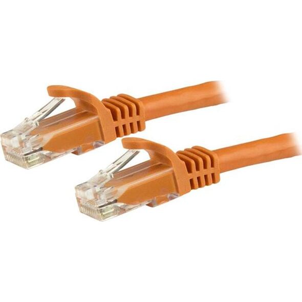 StarTech STARTECH.COM 1,5m CAT6 Kabel - orangenes CAT6-Patchkabel - Snagless-RJ45 - 24 AWG Kupferdraht - LAN - Ethernet N6PATC150CMOR