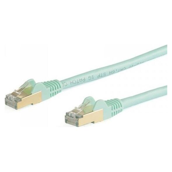 StarTech STARTECH.COM 5 m CAT6a-Ethernet-Kabel - Trkis - RJ45-Ethernet-Kabel - Snagless - STP-Kabel - Kupfer - 10-Gbit Netzwerkkabel