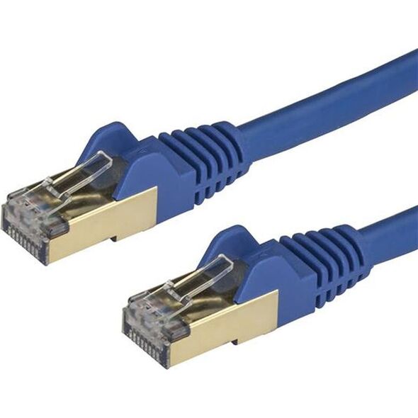 StarTech STARTECH.COM 1,5m CAT6a-Kabel - Blau - RJ45-Ethernet-Kabel - Snagless - STP - Kupferdraht - 10 Gbit 6ASPAT150CMBL