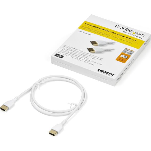 Kabel StarTech HDMI - HDMI 1m biały (RHDMM1MPW)