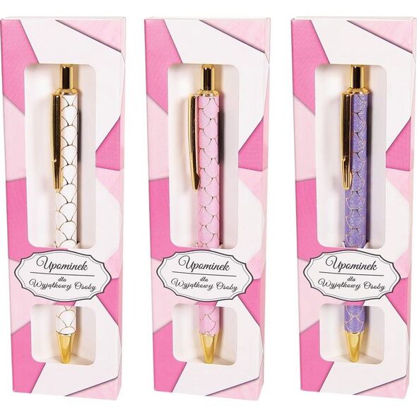 Cresco Długopis Glamour Gift Box mix