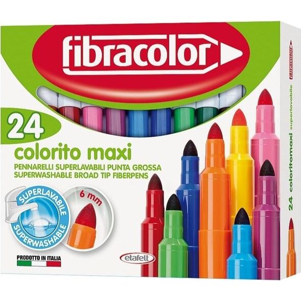 Fibracolor Mazaki Colorito Maxi 24 kolory FIBRACOLOR