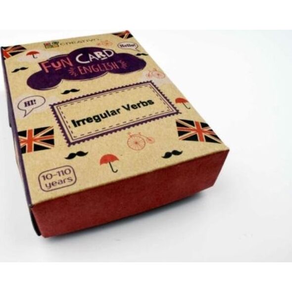 Creativo Fun Card English Irregular Verbs CREATIVO