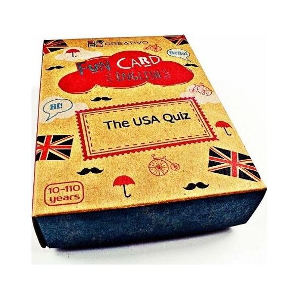 Creativo Fun Card English The USA Quiz CREATIVO