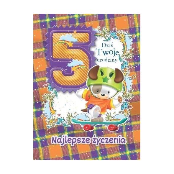 Trend Karnet B6 5 lat chłopiec fun