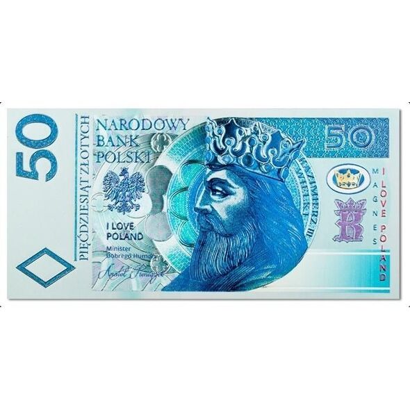 Pan Dragon Magnes Polska 50 złotych - i love poland C