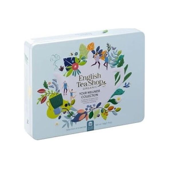 English Tea Sho Zestaw herbatek Your Wellness Collection w ozdobnej puszce BIO 54 g