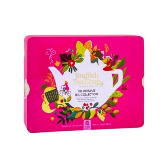 English Tea Sho Zestaw herbatek The Ultimate Tea Collection w ozdobnej puszce BIO 69 g