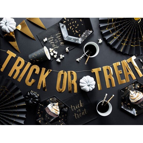Party Deco Talerzyki Trick or Treat - 20 cm - 6 szt. uniwersalny